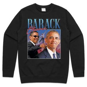 Barack Obama Homage Jumper Sweater Sweatshirt Funny US President Icon 2020